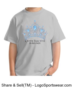Crown Talk Official Gildan Youth T-shirt Design Zoom