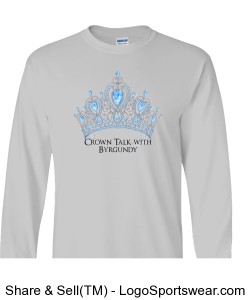 Crown Talk Official 100% Heavyweight Ultra Cotton Long Sleeve Adult T-Shirt Design Zoom